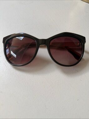 Brown Frame Sunglasses with Brown-Tinted Lenses